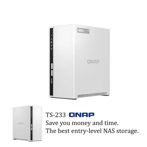 QNAP TS-233, 2 Bay Desktop NAS