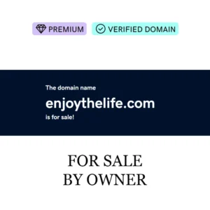 Premium domain name - "enjoythelife.com"