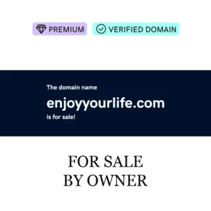 Premium domain name - "enjoyyourlife.com"